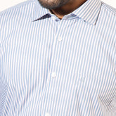 Shirt:Full Sleeve_Regular Fit_Stripe_351#1